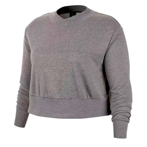 Nike - Womens - Dri-Fit Fleece Training Top - Gray - XXL - NWT - Picture 1 of 5